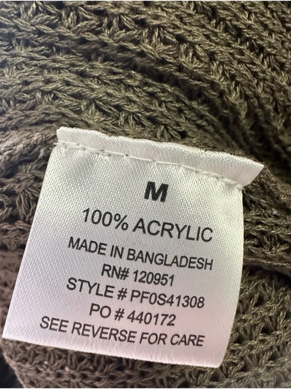 Pink Rose Olive Open-Front Knit Cardigan - Picture 7 of 7